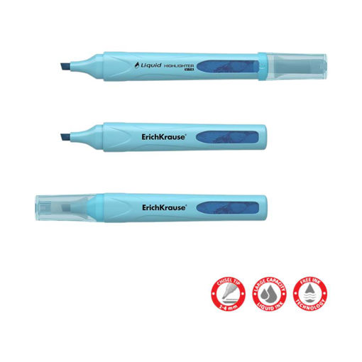 Picture of ERICHKRAUSE HIGHLIGHTER LIQUID VISIOLINE V-14 PASTEL BLUE
